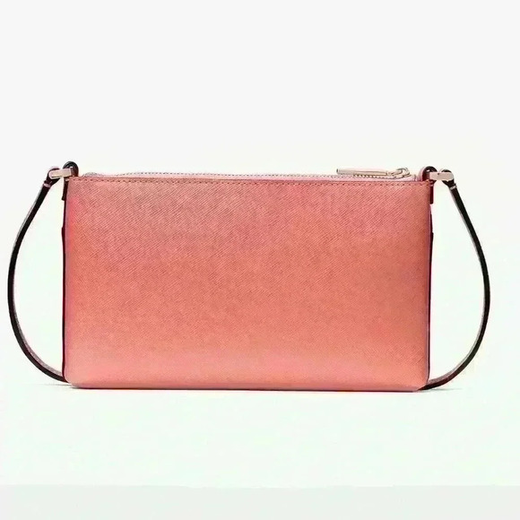 NWT Authentic Kate Spade Sadie Crossbody Bag Set Peach Nectarine Pink Purse - Picture 4 of 6